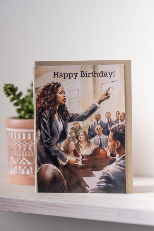 Litigator Birthday Card