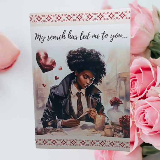 Lady Detective Valentine's Card