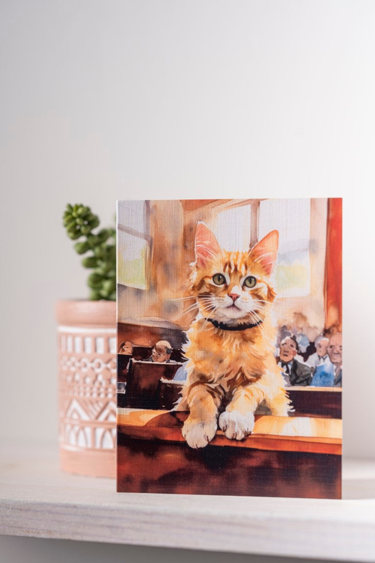 Kittens and the Law Note Cards Set