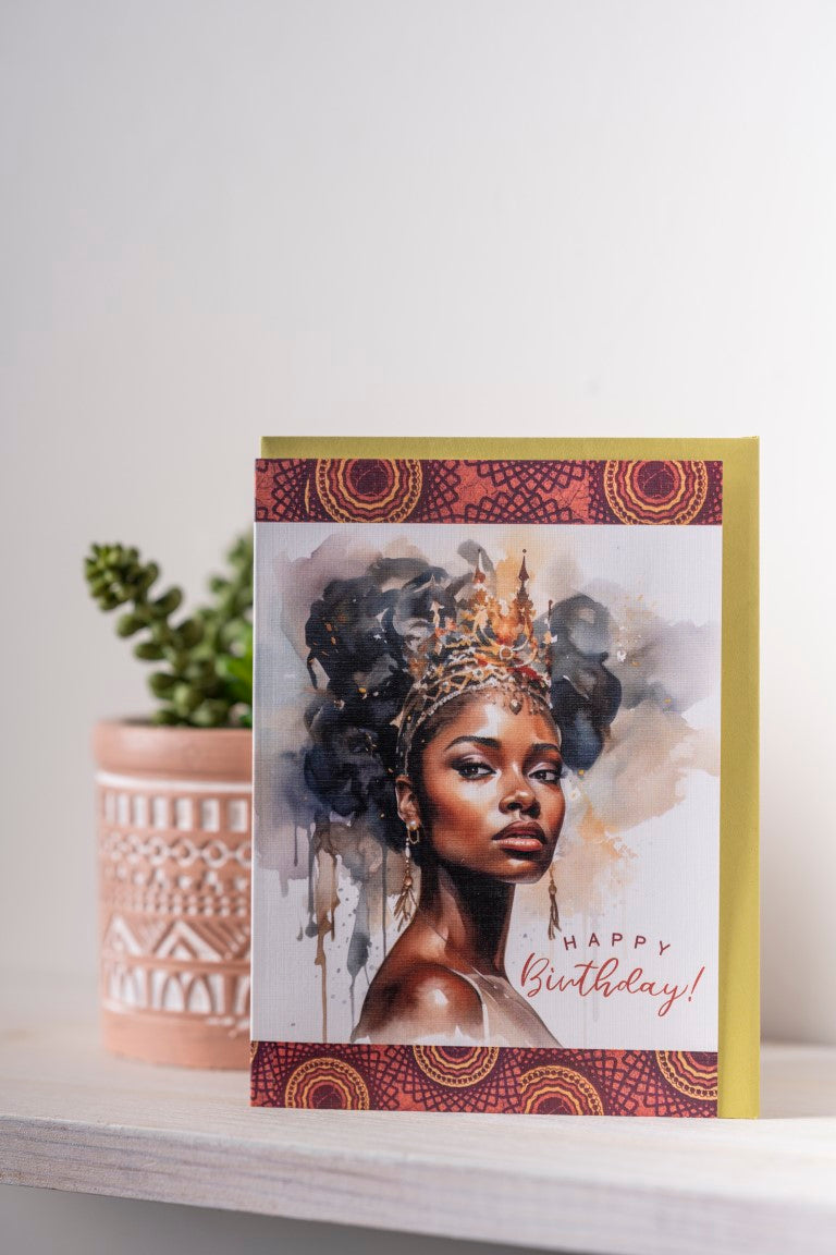 Regal Queen Greeting Card