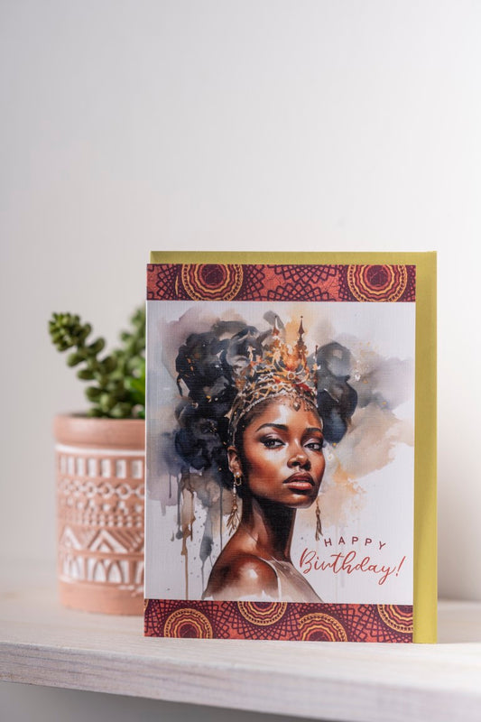 Regal Queen Greeting Card