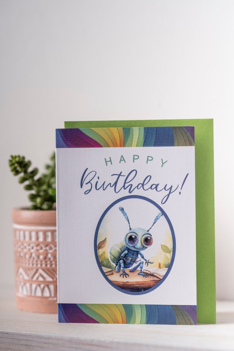 Study Bug Greeting Card