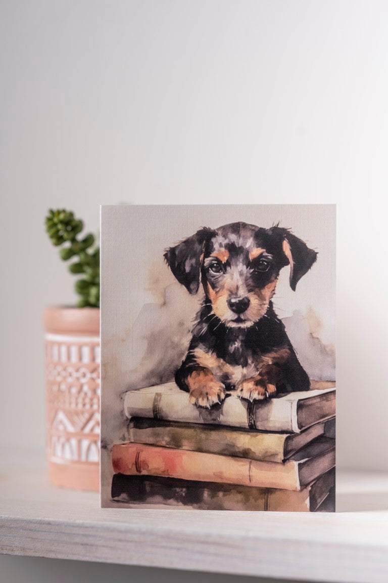 Puppies in Law Note Cards Set